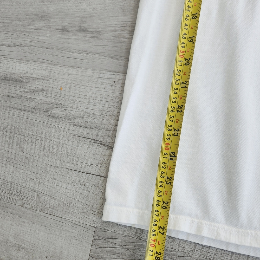 St John Sport T-Shirt VTG 90's White Embroided Size M - Picture 5 of 7